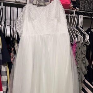 High low wedding dress